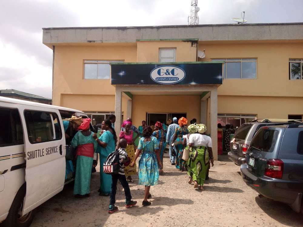 G and C Center interior - Benin City wedding hall